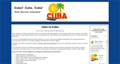 Desktop Screenshot of jobsincuba.com